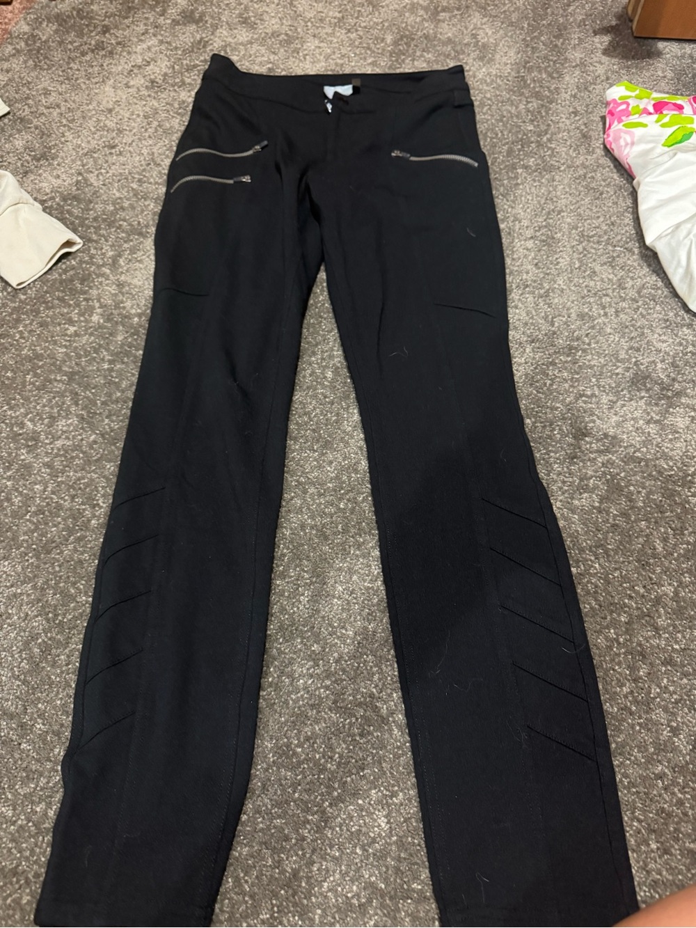 Athleta Black Zip-Pocket Performance Pants